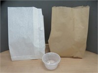 ASSORTED CONTAINERS & SANDWICH BAGS - SEE LIST