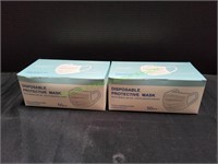 (2) Disposable Mask, 50ct