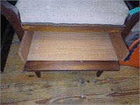 Edwardian Mahogany Piano Stool with 3 Music Sheet