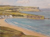 Devon Bulloch "Coastal View" Signed Oil