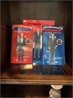 Group of Tom Tierney Political Paper Dolls