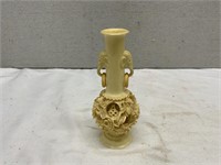 Vintage Chinese Carved Puzzle Ball Vase