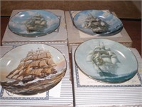 4 Collector Plates with Certificates