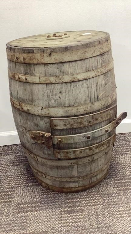 Whiskey Barrel Cabinet 24 inches high