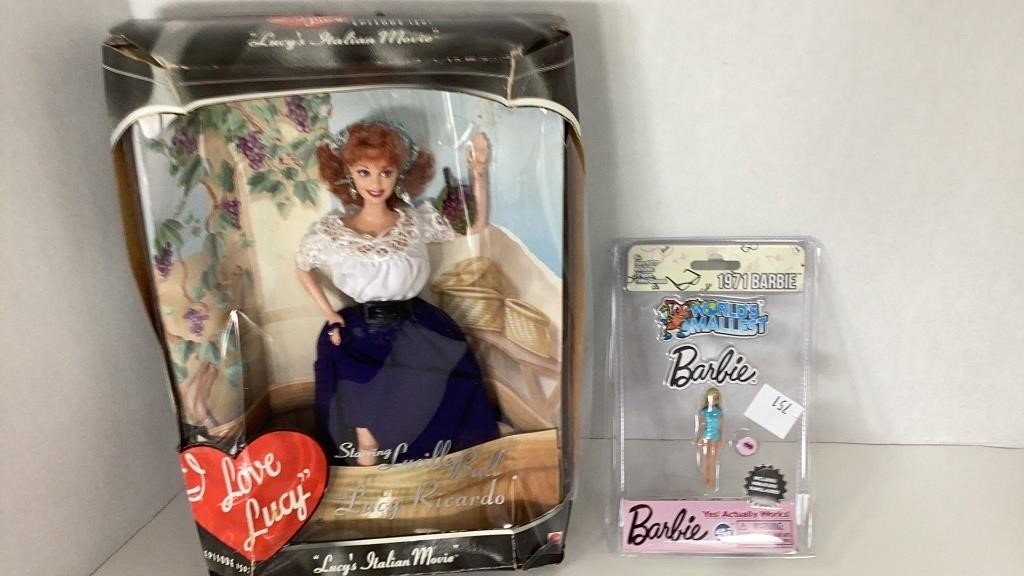 Lucy Doll and World’s Smallest Barbie Doll