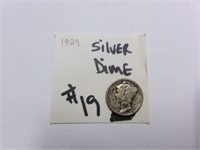 1929 mercury silver dime