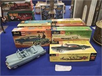 SEVEN REVELL MODEL CAR KITS