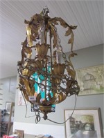 Antique Hanging Chandelier-Leaf Design