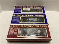 Three K-Line O/O27 Gauge Model Trains