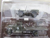 2 Pc Set 1941 Military Chevy Flatbed & Jeep Willys