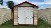 8 x 12 Value Shed with double doors - New
