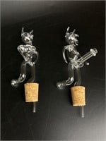 Blown Glass Wine Stoppers