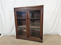 Glass Door Display Cabinet Vintage