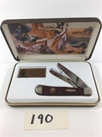 CASE JOHN WAYNE TRAPPER POCKET KNIFE W