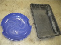 Plastic Mixing Pan & Sled