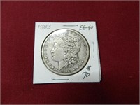 1883 Morgan Silver Dollar - EF-40
