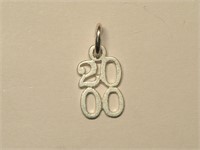 Sterling Silver "2000" Pendant