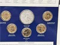 2014 US Mint Annual UNC Am Eagle Coin Set