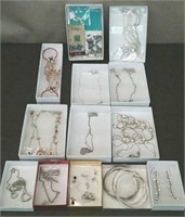 Box-13 PC. Of Jewelry, Necklaces, Earrings,