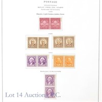 1929 - 1932 U.S. Postage Stamps - Mint (12)
