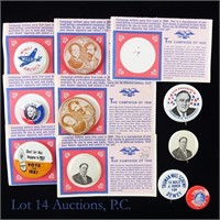Political Campaign Items - 1972 Reproductions (10)