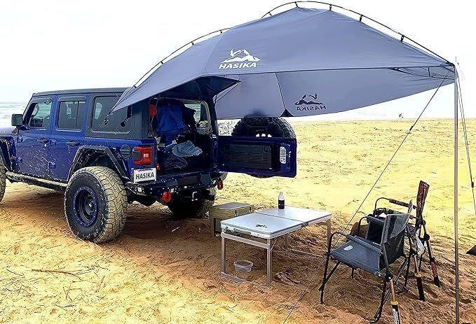 $150  Teardrop Awning for SUV RVing