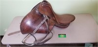 Crosby English Saddle w/ Irons