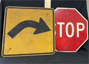 Road Signs: Stop & Curve