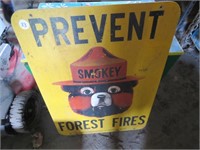 SIGN - PREVENT FOREST FIRES