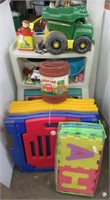Lot of Kid's Items including Lincoln Logs,