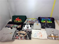 Assorted shirts. Disney, Mickey and more.