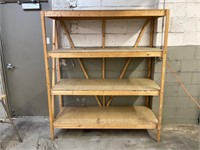 Wood Shelving Unit