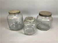 Glass Kitchen Jars with Lids