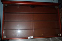 LARGE WOOD 2 DOOR HANGING DISPLAY