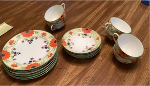 Meito China luncheon set --service for 6