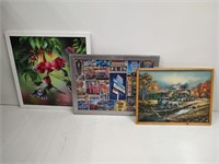 3 Framed Puzzles