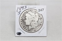 1893-S  Morgan Silver Dollar