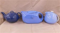 3 teapots: Westinghouse by Hall China Co.