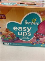 PAMPERS EASY UPS TRAINING UNDERWEAR 2T-3T 74 PACK