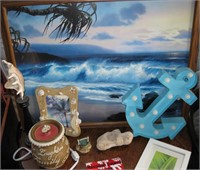 Tropical Decor,Seashells, Wax Warmer +