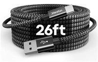 CLEEFUN USB C Cable 26ft USB Cable Charging Cord