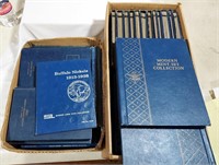 (2) Boxes of Blue Coin Books