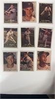 1957 Topps Lot of 9