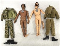 Two G.I. Joe Adventure Team Action Figures