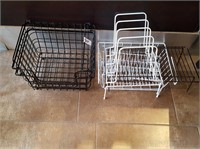 asst wire baskets and stands