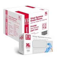 Basic Medical Synmax Vinyl Exam Gloves - Latex-Fr