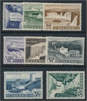 ICELAND #289-296 MINT FINE-VF VERY LH