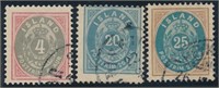 ICELAND #23, #28, & #29 USED FINE-VF