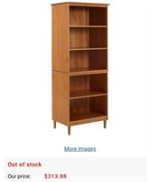 Walker Edison 4-Shelf Bookcase (NEW)