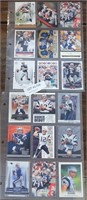 18 TOM BRADY FOOTBALL TRADING CARDS